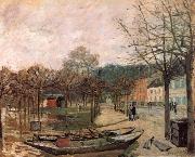 Alfred Sisley Flood at Port-Marly oil painting reproduction